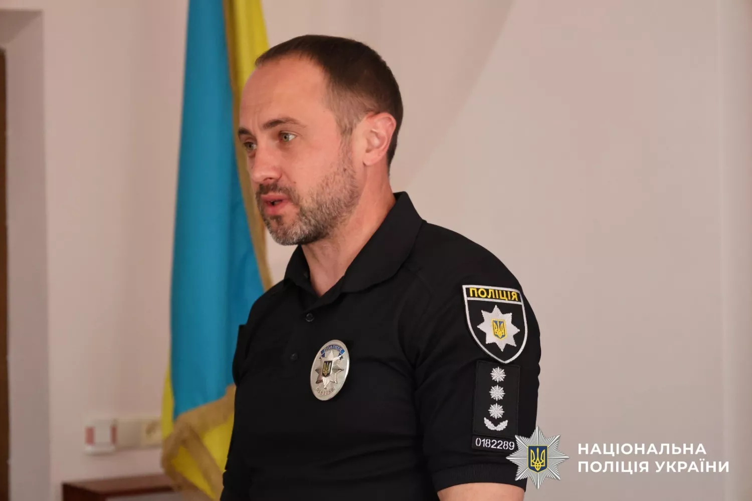 Новий керівник Управління стратегічних розслідувань Михайло Косташенко. Фото: ГУНП Миколаївщини