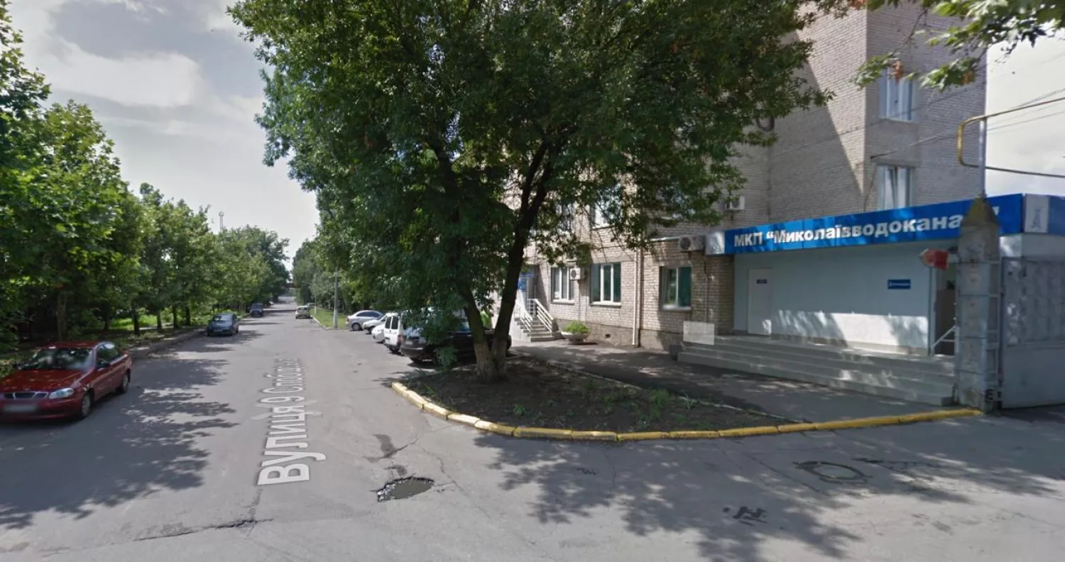 У Миколаєві створять сквер біля водоканалу, скриншот з Google Maps