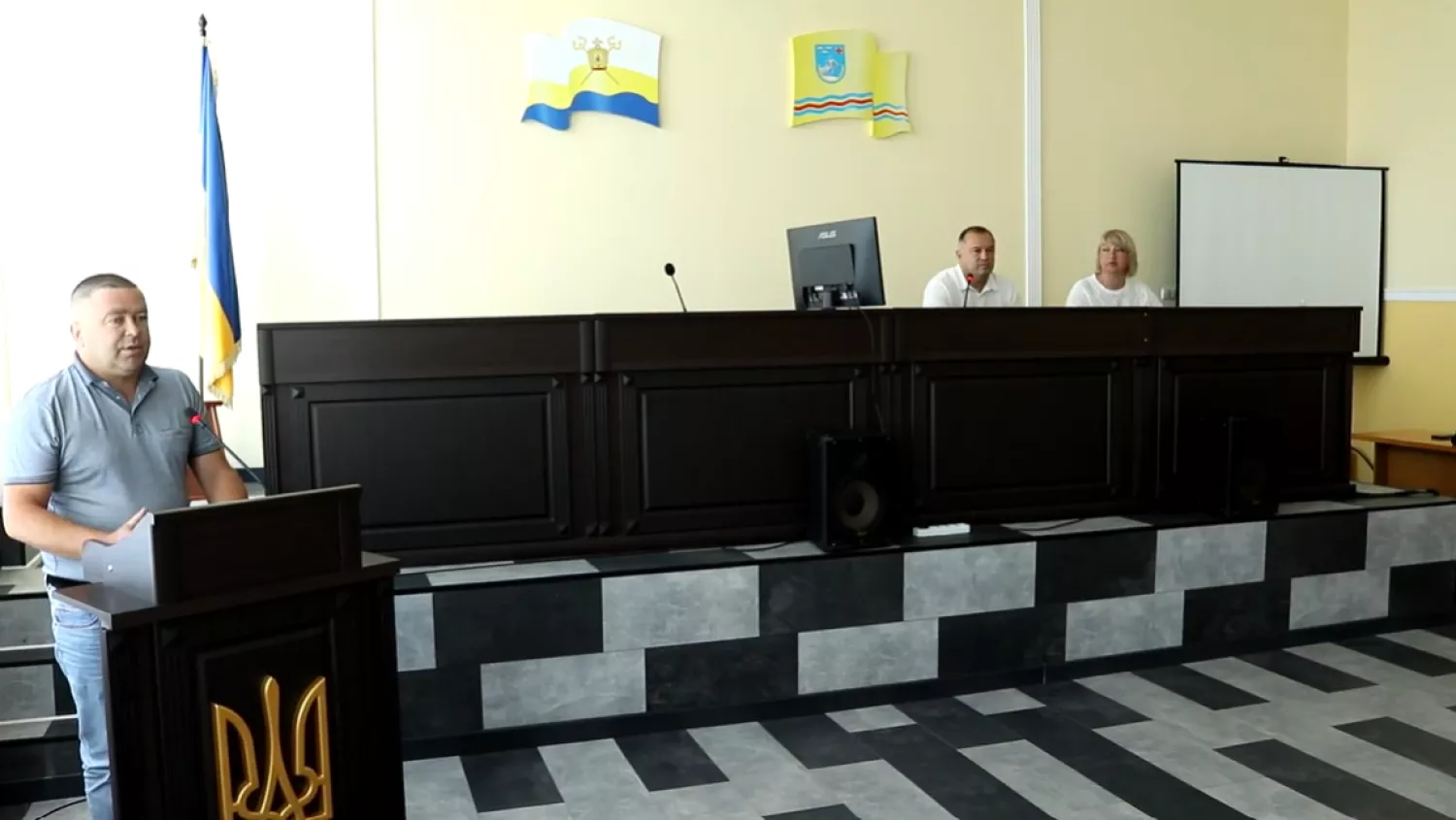Новоодеська міськрада погодила грант від Данії. Скриншот з трансляції сесії