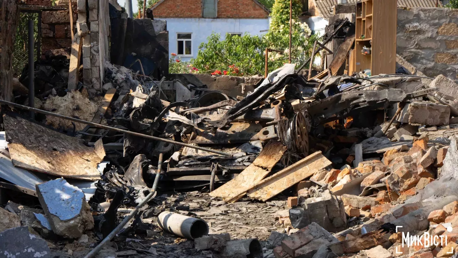 Наслідки обстрілу Миколаївщини. Ілюстраційне фото МикВісті