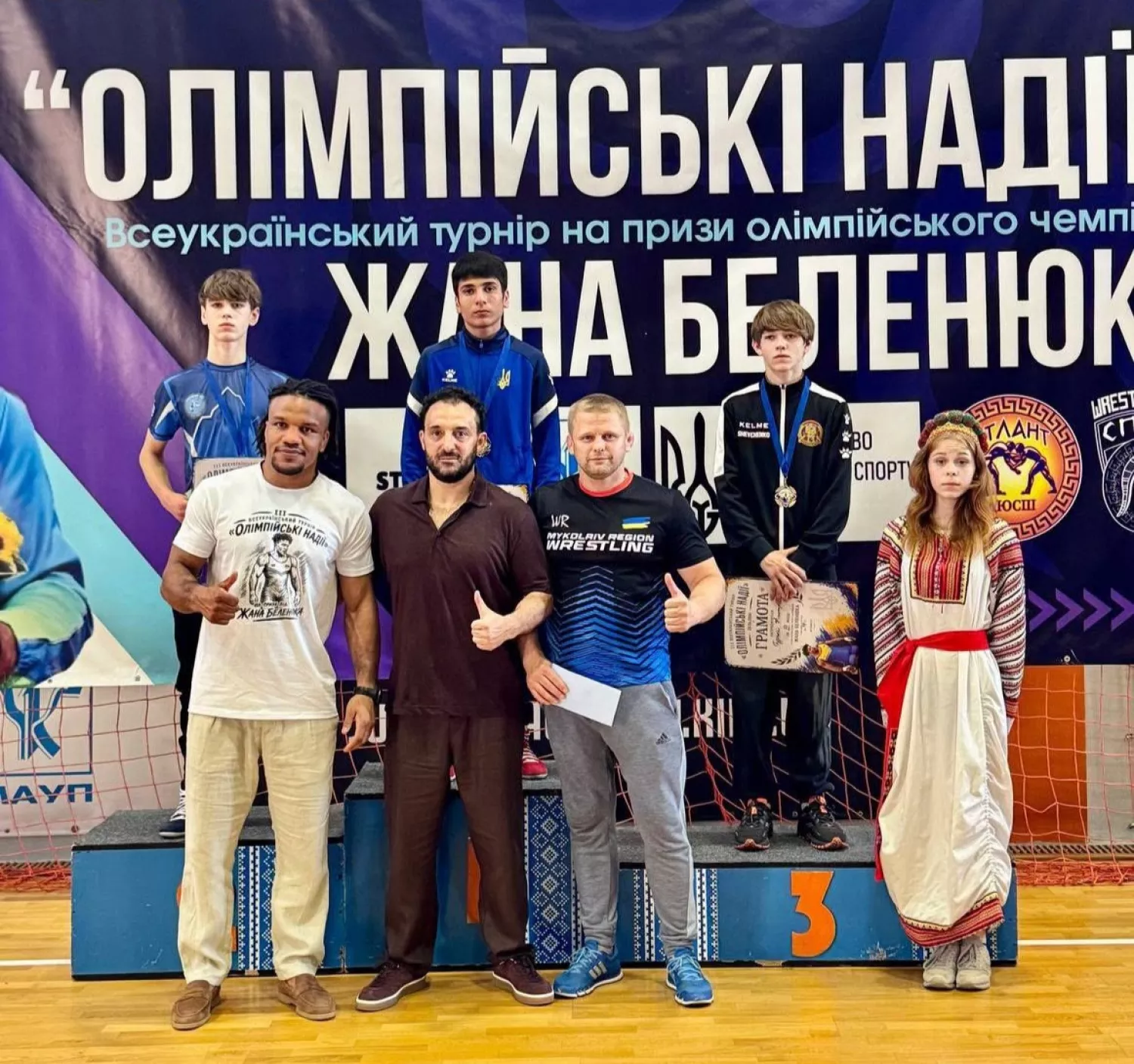 Миколаївські борці вибороли призові місця на всеукраїнському турнірі. Фото: Миколаївська ОВА