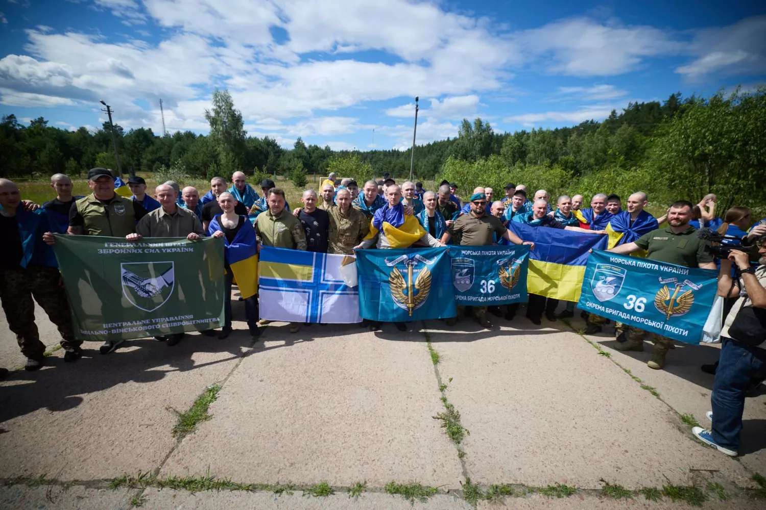 Україна повернула з російського полону ще 160 захисників. Фото: Володимир Зеленський