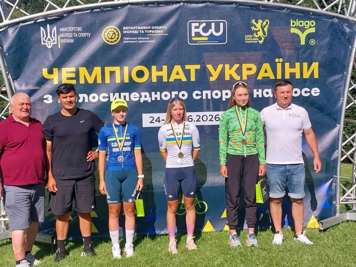 Велосипедисти Миколаївщини вибороли 17 медалей на чемпіонаті України. Фото: Миколаївська ОВА