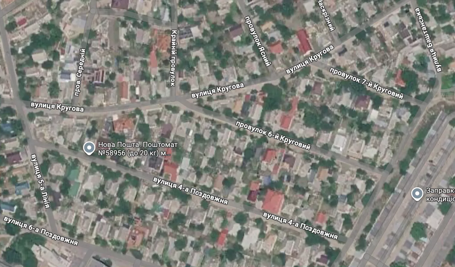 Скриншот з Google Maps
