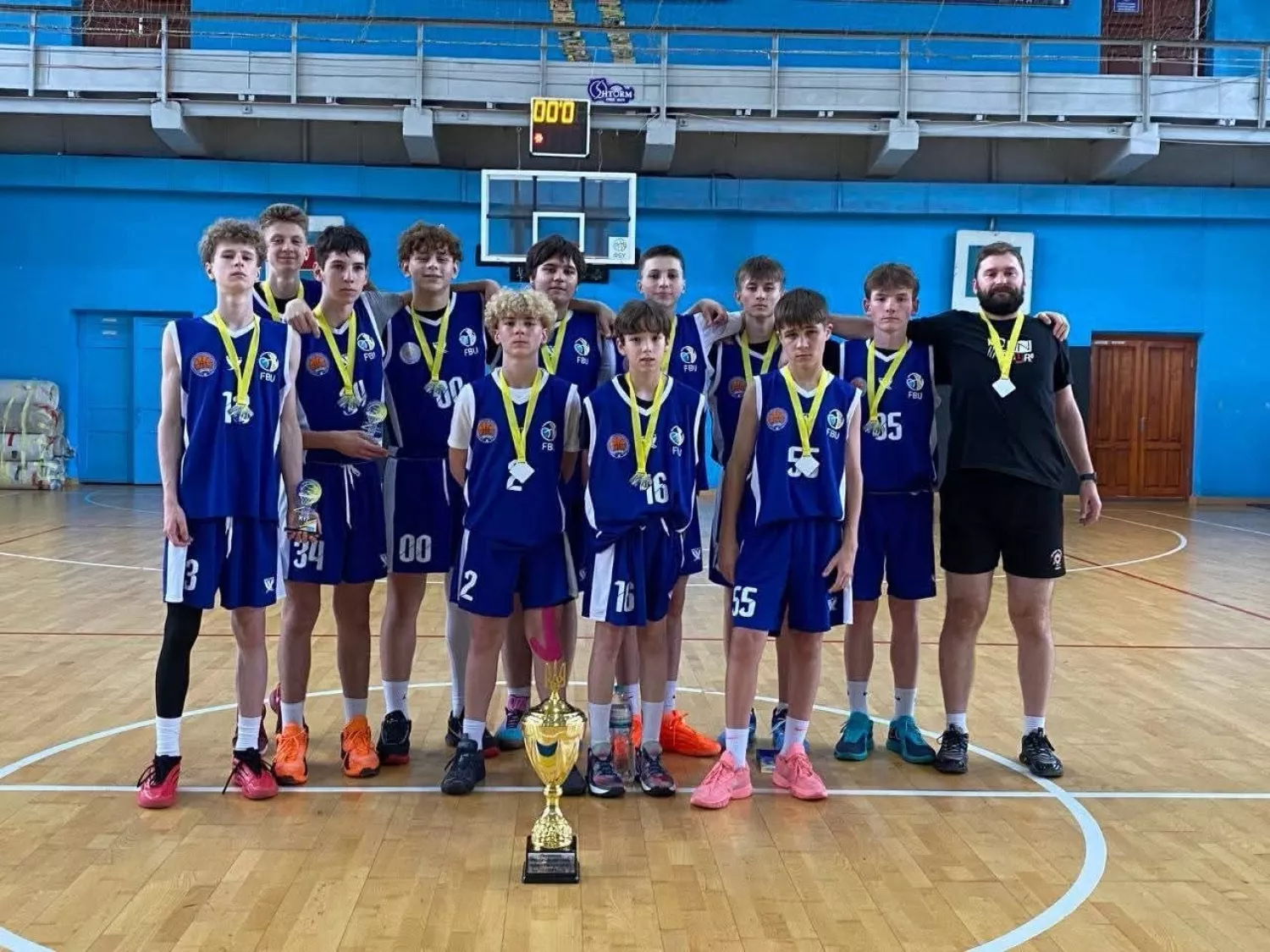 Миколаївські баскетболісти стали переможцями Чемпіонату Кіровоградської області. Фото: Федерація баскетболу Миколаївщини