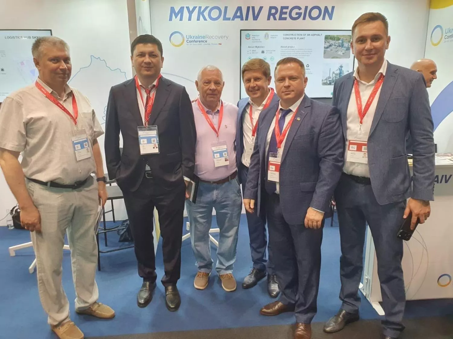 Українська делегація у Гданську на URC у червні. Фото: Миколаївська облрада