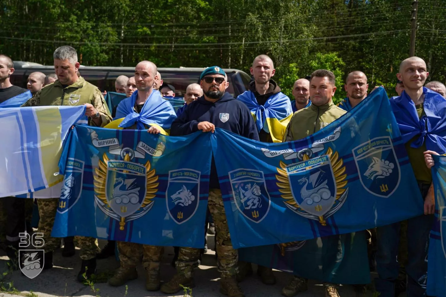 З полону повернулися миколаївські морські піхотинці. Фото: Фото: 36 ОБрМП