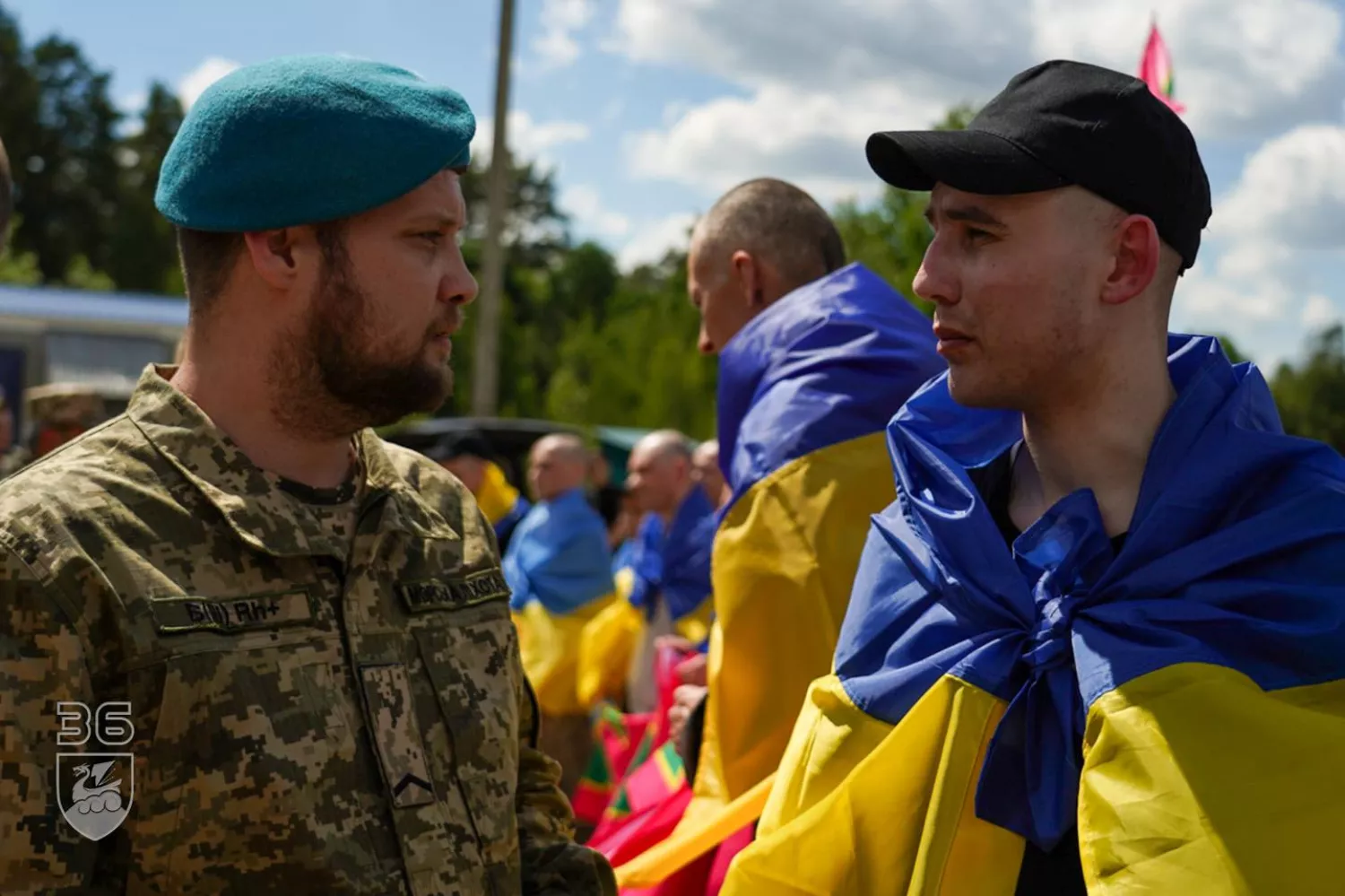 З полону повернулися миколаївські морські піхотинці. Фото: Фото: 36 ОБрМП