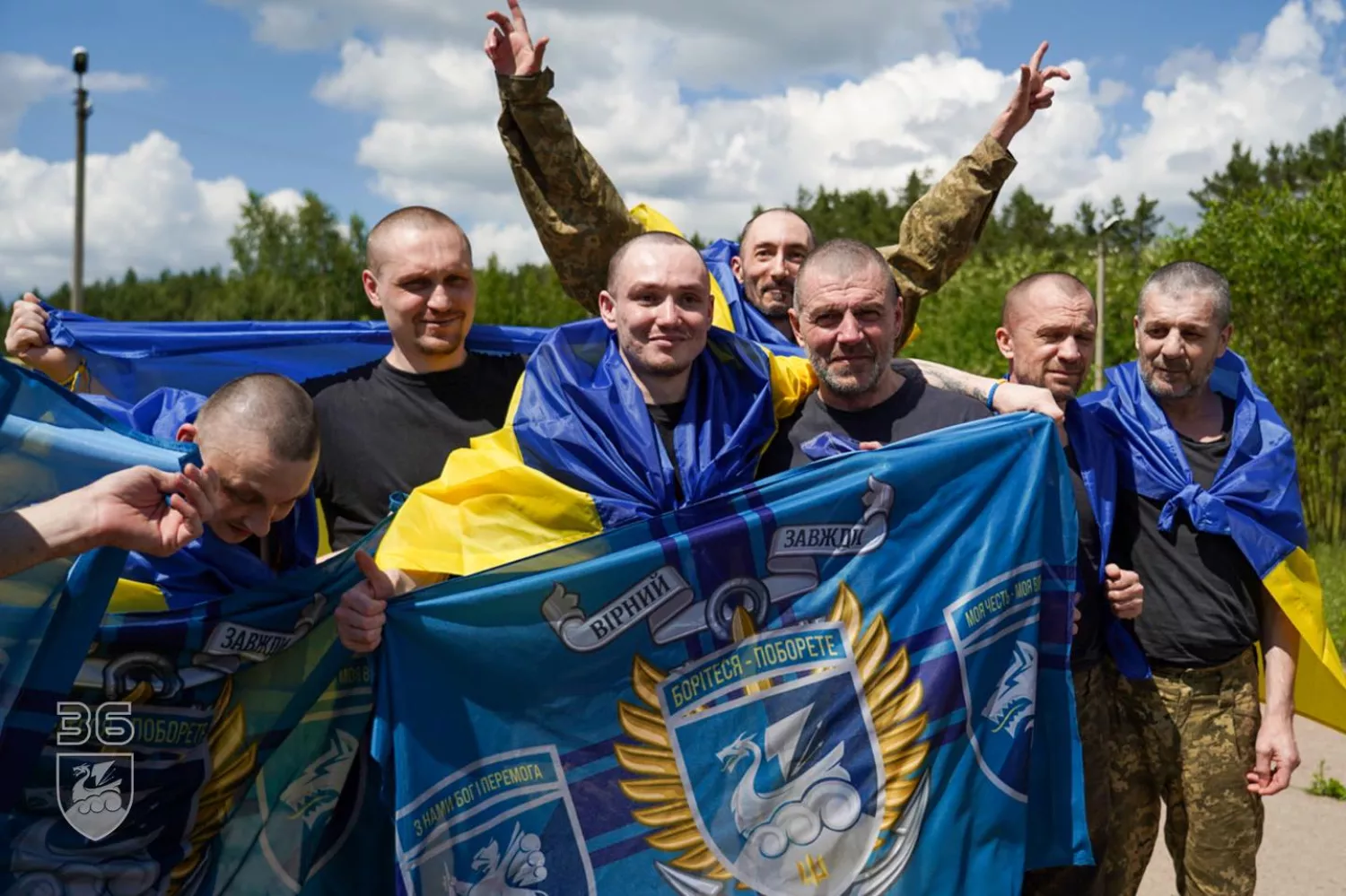 З полону повернулися миколаївські морські піхотинці. Фото: Фото: 36 ОБрМП