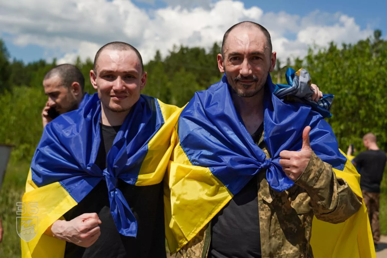 З полону повернулися миколаївські морські піхотинці. Фото: Фото: 36 ОБрМП