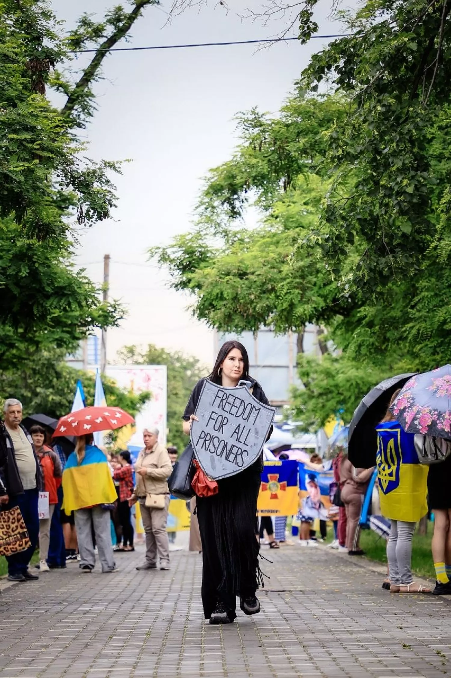 У Миколаєві пройшла акція на підтримку військовополонених та зниклих безвісти, фото: Олександр Сєнкевич