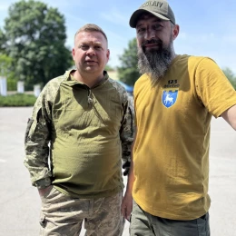 Військові показали сучасне озброєння та техніку. Фото: 123-я бригада тероборони