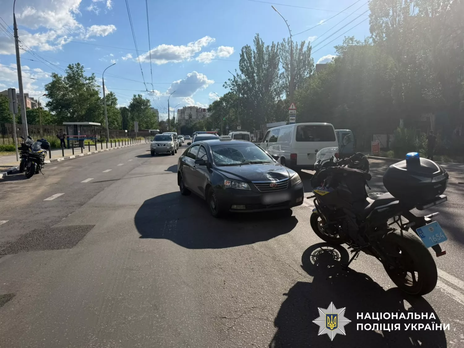 На одній із вулиць Миколаєва збили пішохода. Фото: Нацполіція