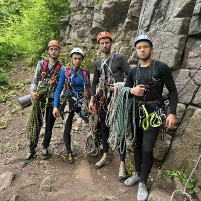 Спортсмени з Херсонщини стали призерами Чемпіонату України зі спортивного гірського туризму. Фото: Херсонська ОВА
