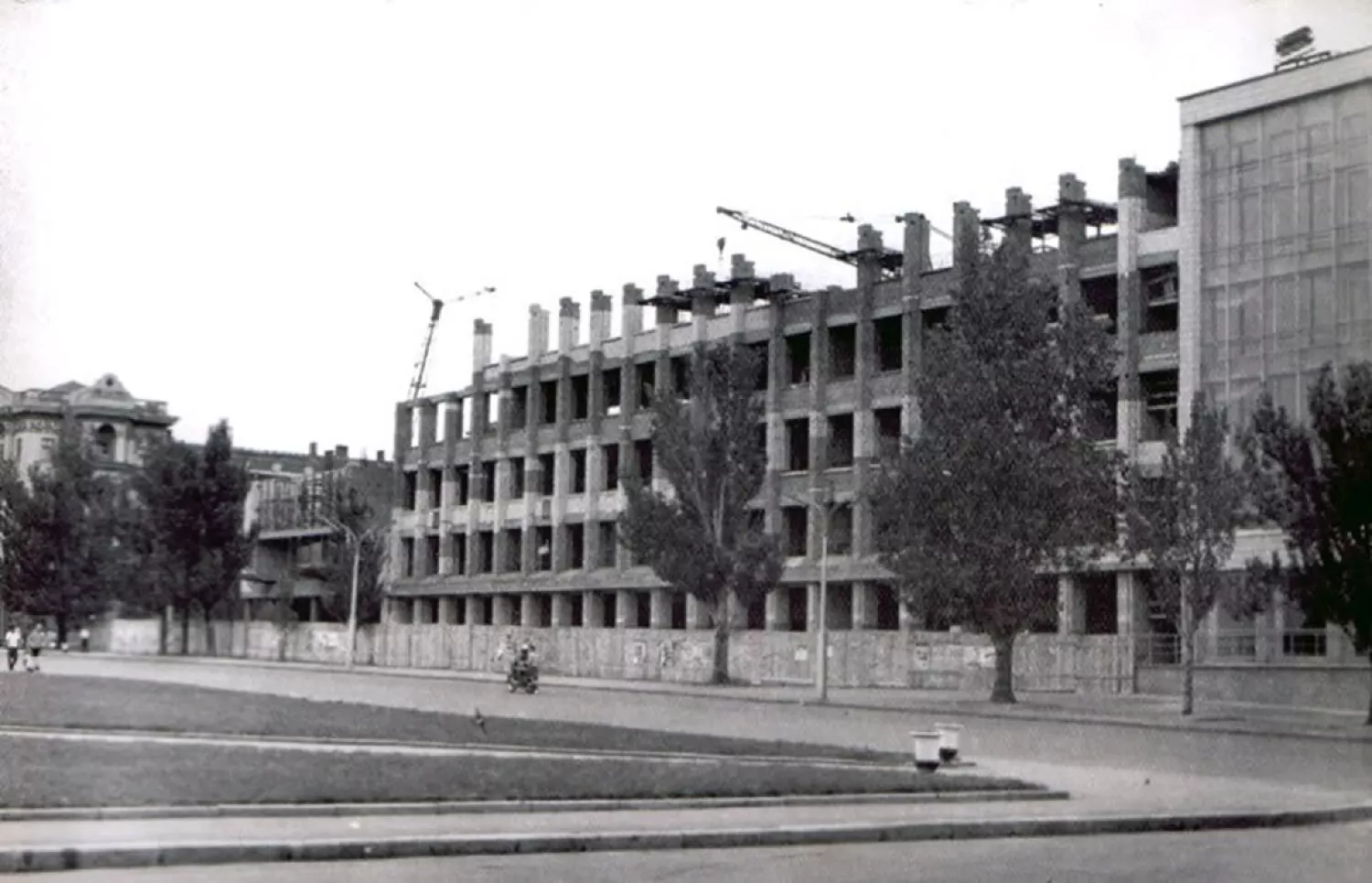 Будівництво Будинки зв'язку на вул. Адміральській Фото: 1960-ті роки, Старий Миколаїв