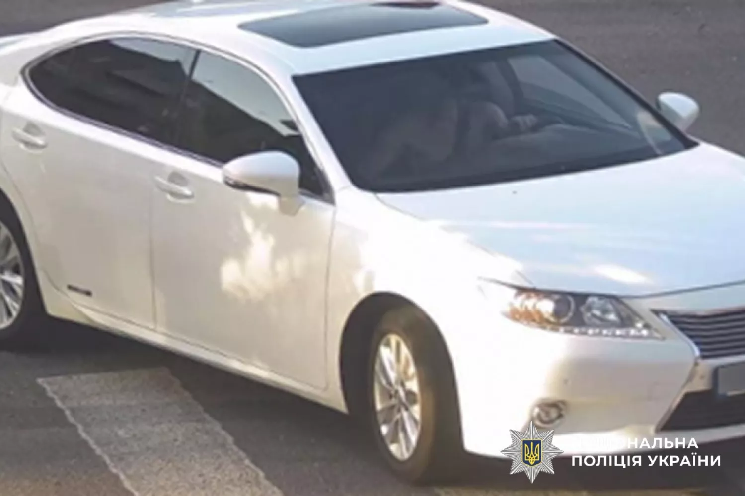 Викрадений Lexus. Фото поліції Миколаєва