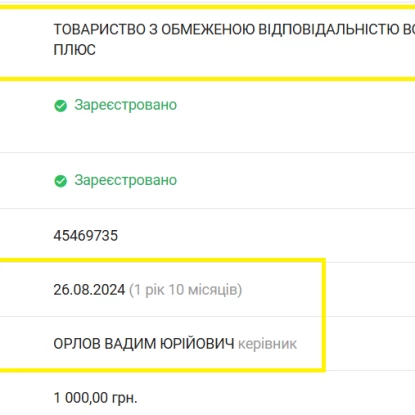 Підприємства-клони. Скриншот Prozorro