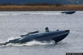Українські безпілотні морські кораблі Magura V5. Ілюстративне фото: Reuters