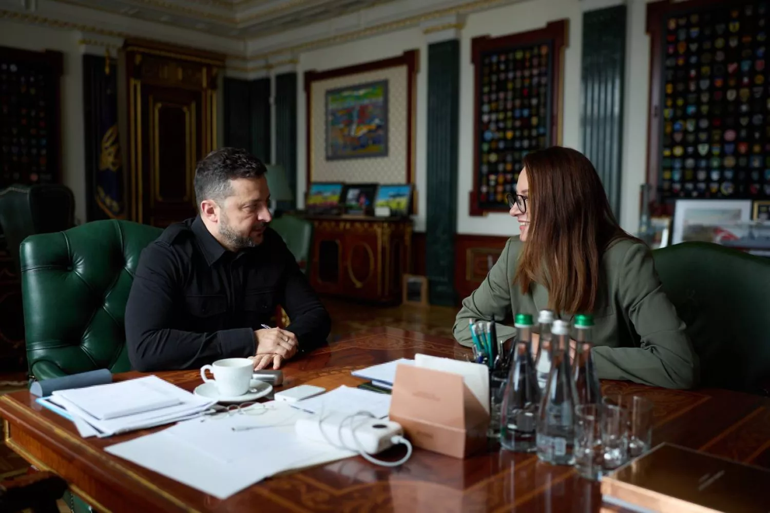 Президент Володимир Зеленський запропонував прем'єрці Юлії Свириденко іншу посаду. Фото: Володимир Зеленський/соцмережі