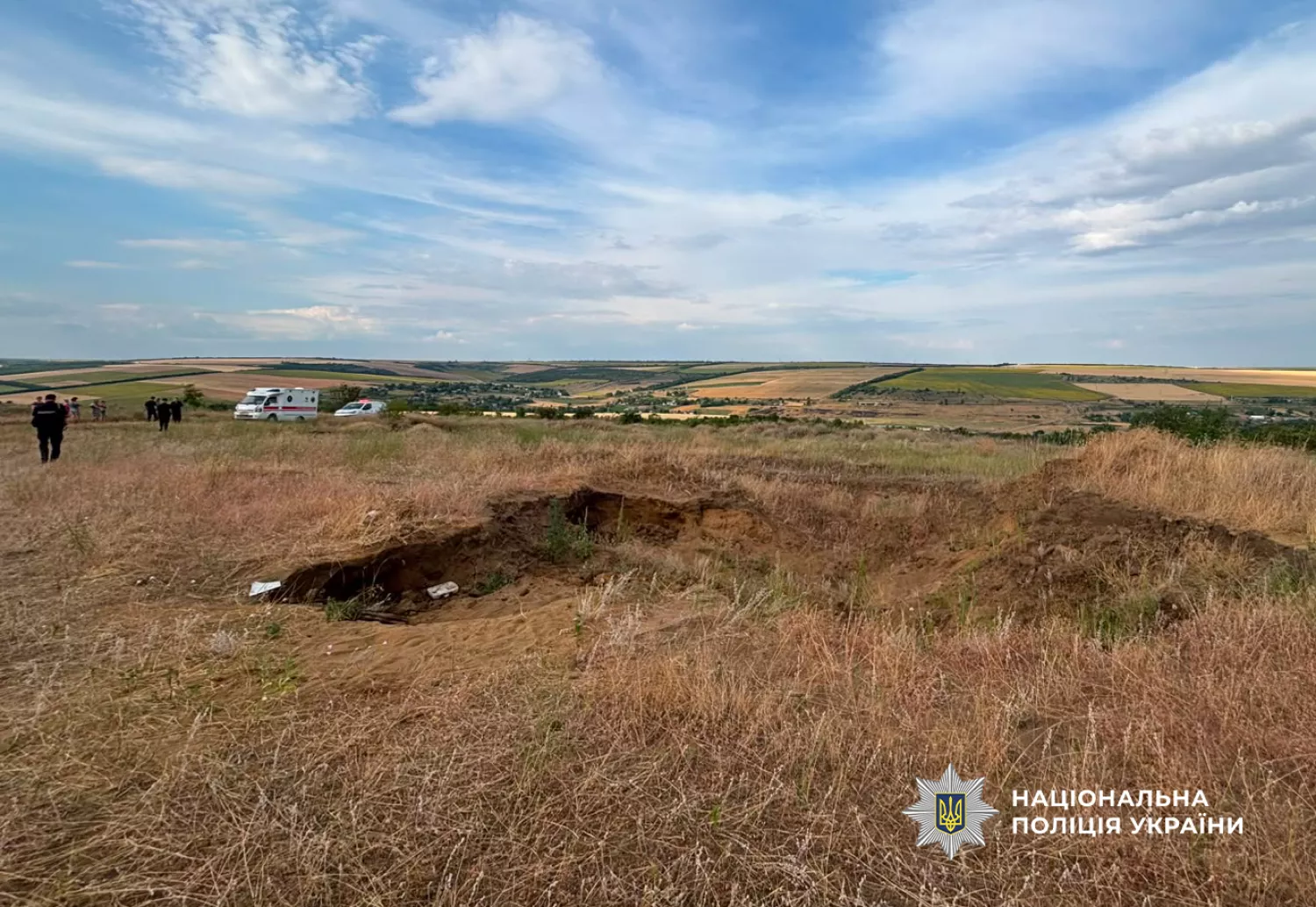 На Одещині підлітка засипало піском у кар’єрі. Фото: Нацполіції