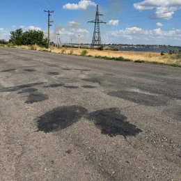 Дорогу до Матвіївки в Миколаєві відремонтували після скарг мешканців, фото Олександра Берези