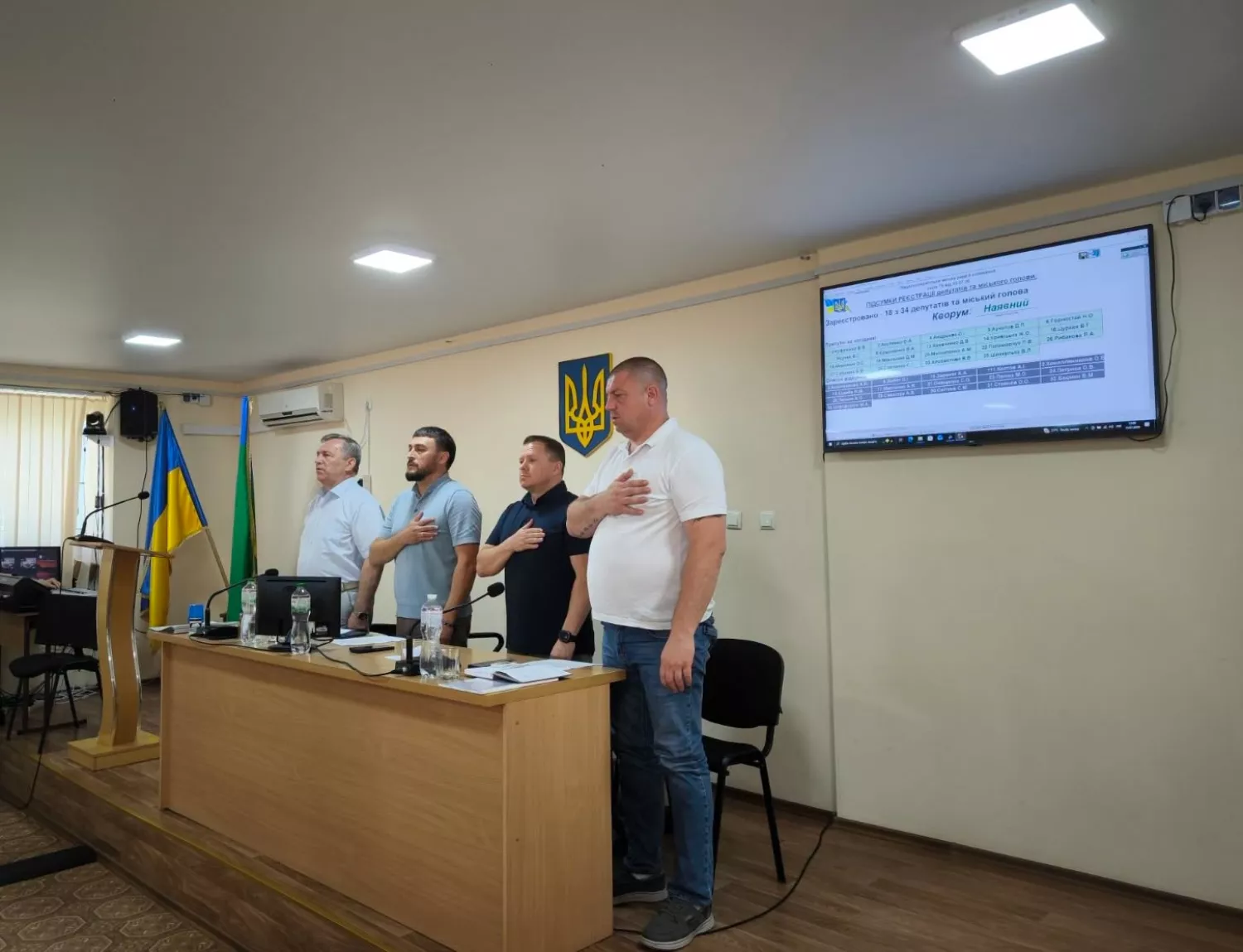 70-та позачергова сесія Південноукраїнської міської ради. Фото: Південноукраїнська міська рада