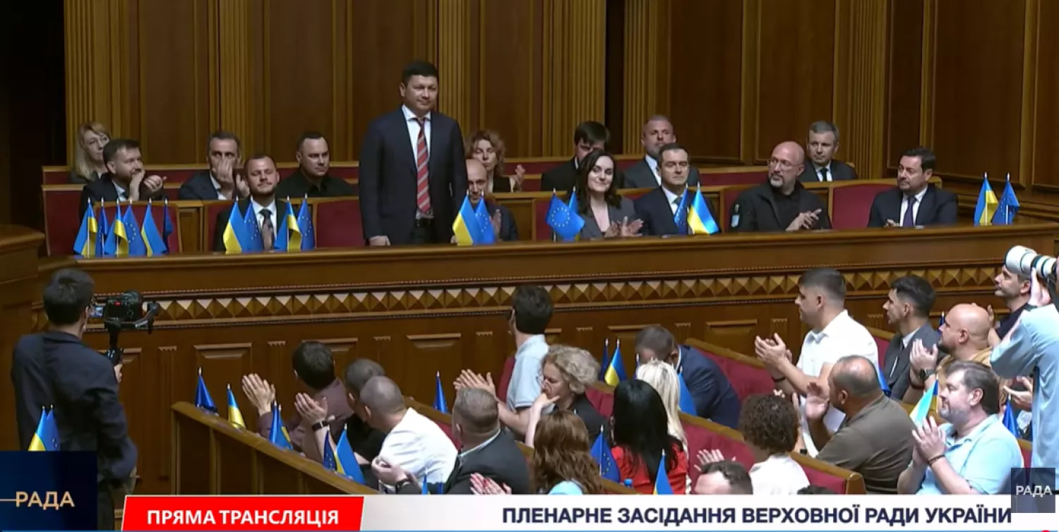 Віталій Кім . Скриншот з засідання
