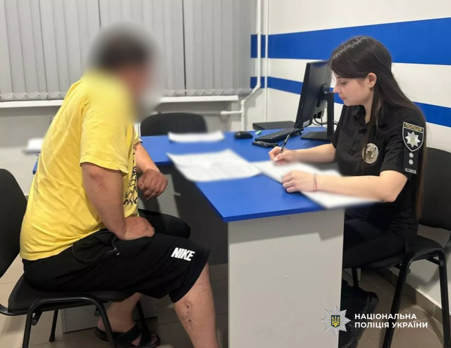 Підозрюваний. Фото поліція Одеської області