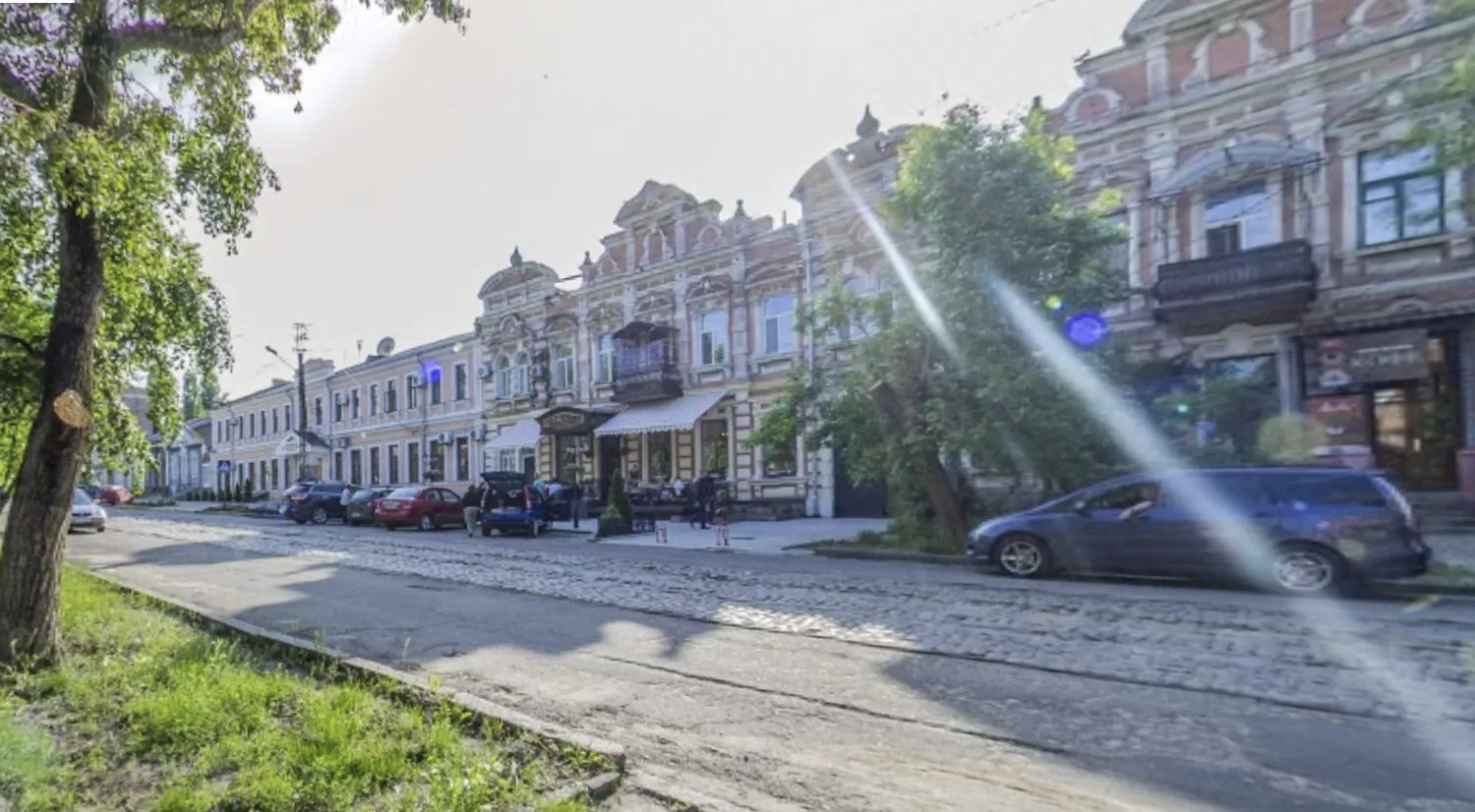 Ділянка по вулиці Захисників Миколаєва, де планують відремонтують трамвайну колію. Скриншот з Google Map