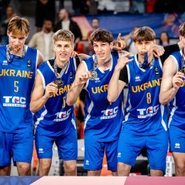Збірна України – чемпіон Європи U-20 у Дивізіоні В. Фото: FIBA