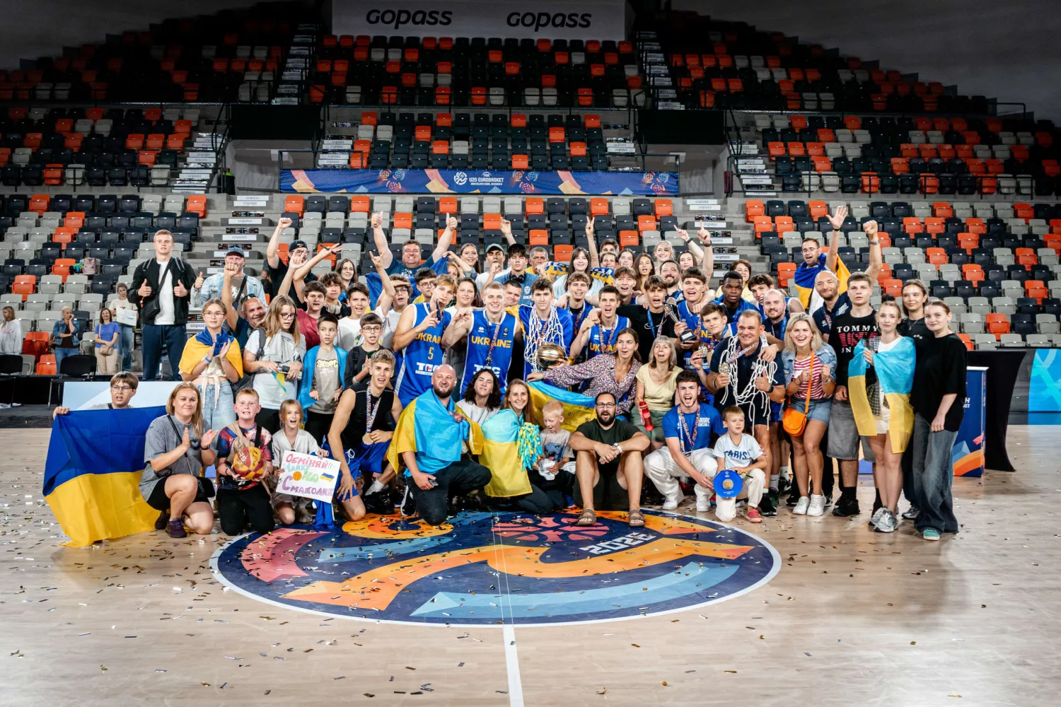 Збірна України – чемпіон Європи U-20 у Дивізіоні В. Фото: FIBA