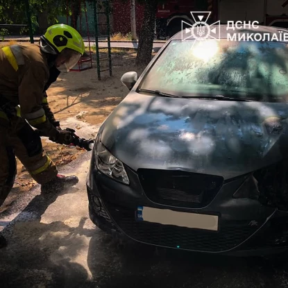 Ліквідація пожежі в Миколаївській області. Фото: ДСНС Миколаївщини