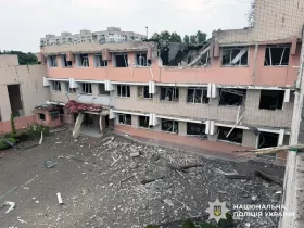 Обстріл Херсонської області 22 липня. Фото: Нацполіція