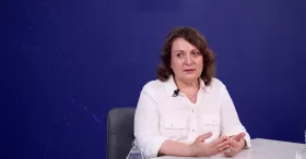 Депутатка Миколаївської облради Алла Ряжських. Скриншот з відео ТРК МАРТ