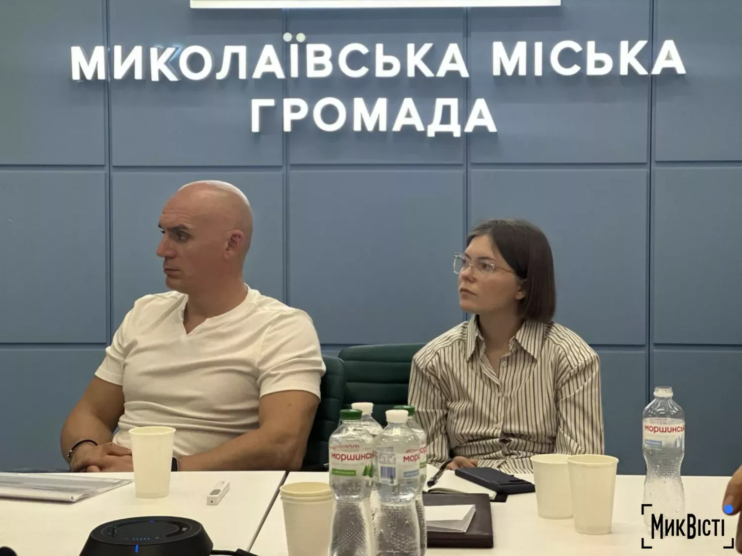 Мер Миколаєва Олександр Сєнкевич та його радниця Юлія Мінчева, фото МикВісті