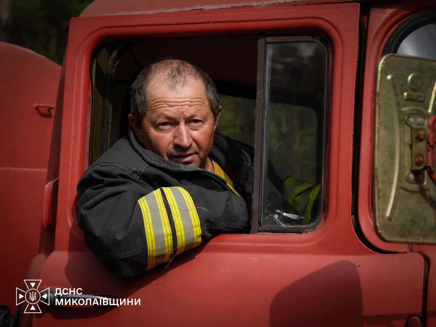 Ліквідація пожежі в Миколаївській області. Фото: ДСНС Миколаївщини