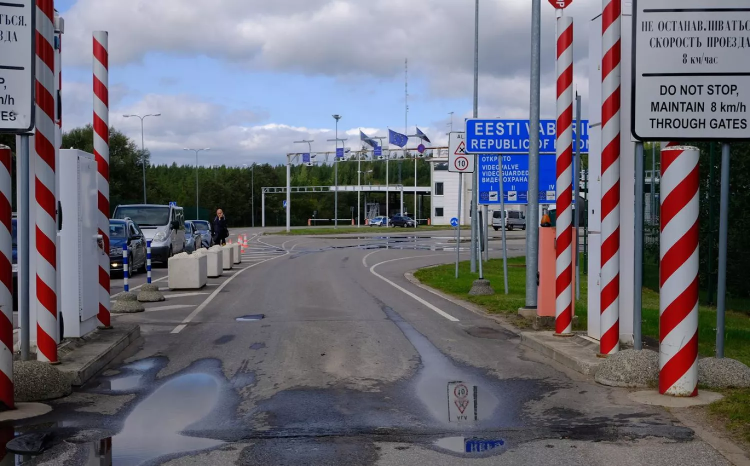 Естонія продовжить нічні обмеження на кордоні з Росією через безпеку. Фото: Aili Vahtla, ERR
