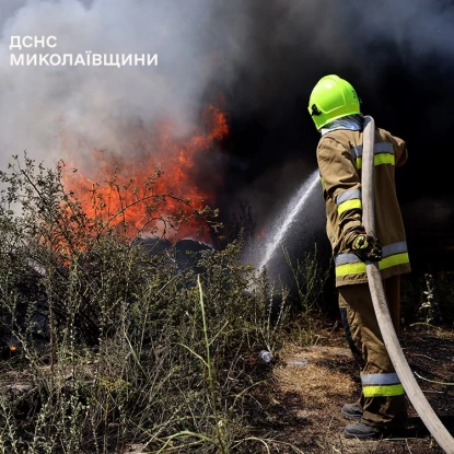 На Миколаївщині за добу сталось 39 пожеж. Фото: ДСНС