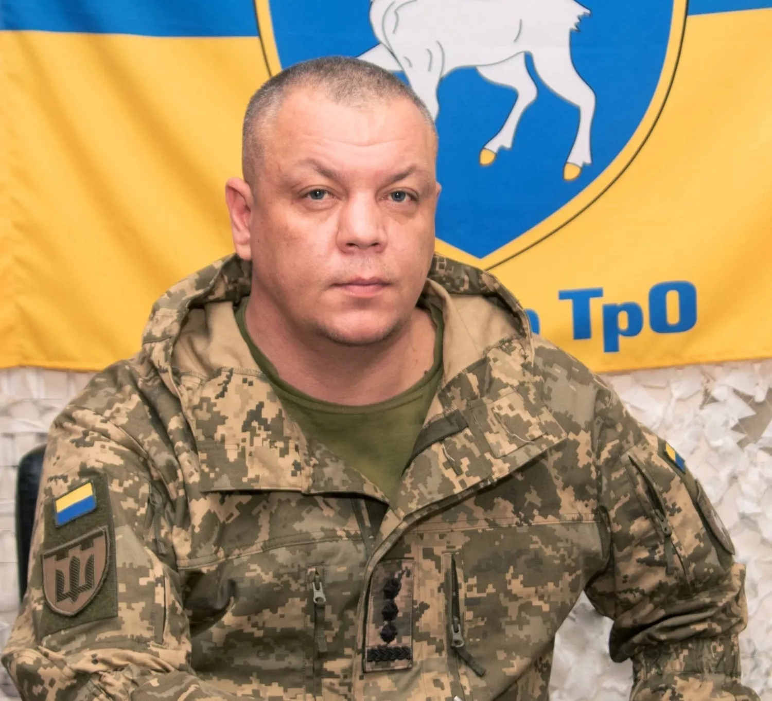 Екскомбриг 123-ї бригади Олег Макуха. Фото: сторінка військового у Фейсбуці