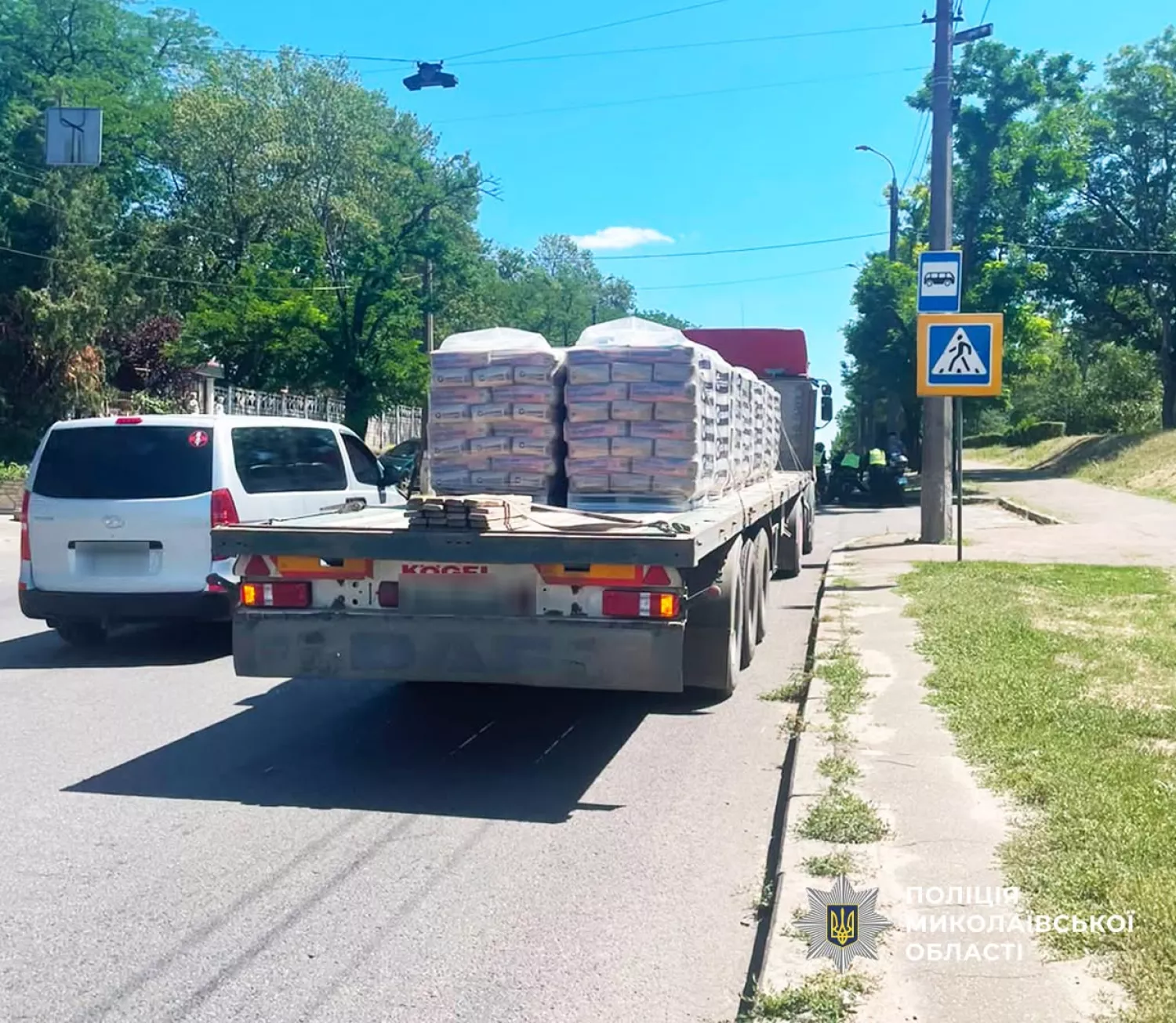 Вантажівка збила 77-річну жінку. Фото: поліція Миколаївської області