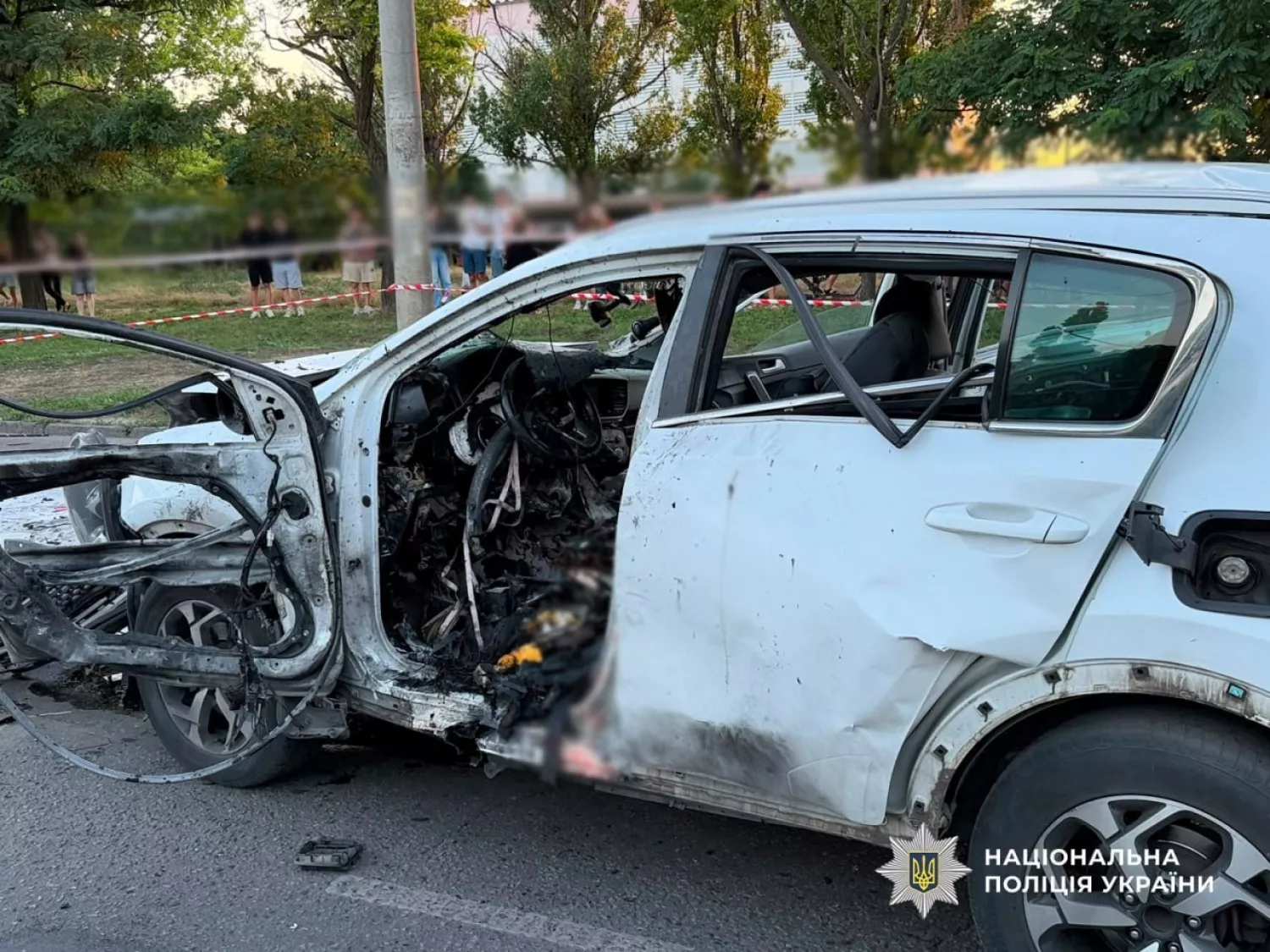 Наслідки теракту. Фото: Нацполіція