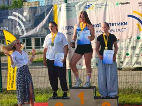 Миколаївська легкоатлетка виборола медалі на чемпіонаті України. Фото: Управління фізичної культури і спорту Миколаївської міської ради