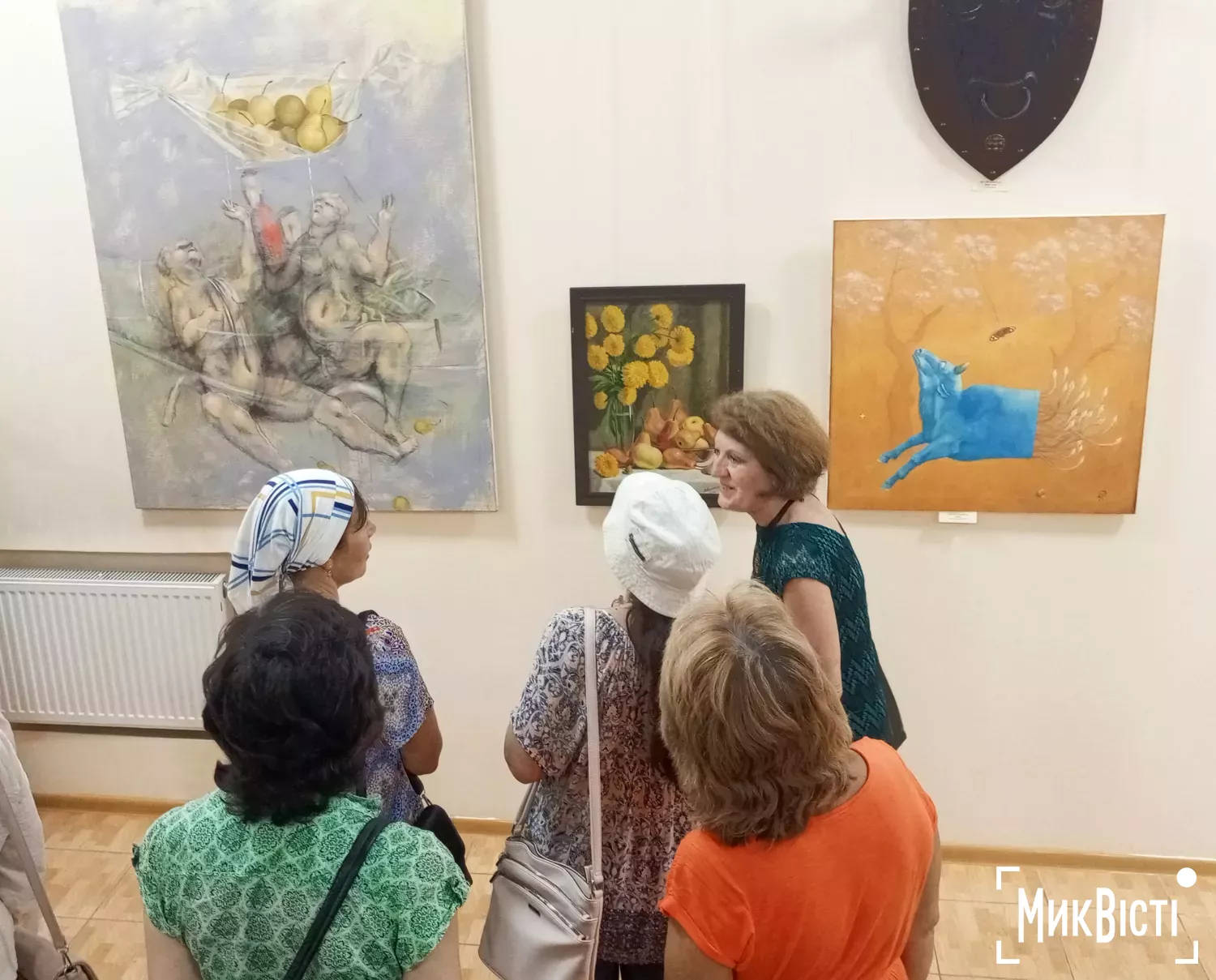 Відкриття виставки двох миколаївських митців — батька й сина — «Два Маркитани». Фото: Галина Сеннікова, МикВісті