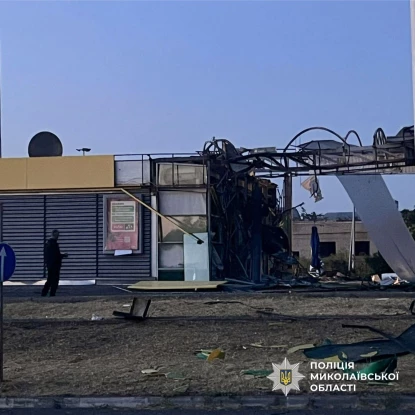 Після атаки «Шахедів» на Миколаївщині травмувалися 4 людини. Фото: поліція