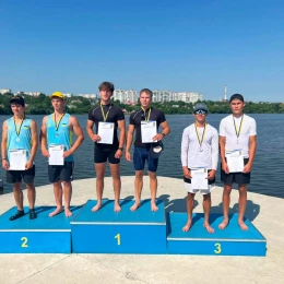 Миколаївські спортсмени вибороли медалі на чемпіонаті України з веслування на байдарках і каное. Фото: Управління у справах фізичної культури і спорту ММР