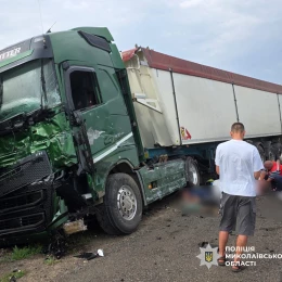 Смертельна ДТП під Миколаєвом. Фото: Нацполіція