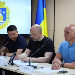 Міністр енергетики Шмигаль приїхав до Миколаєва, щоб перевірити підготовку до зими. Фото: Миколаївська ОВА