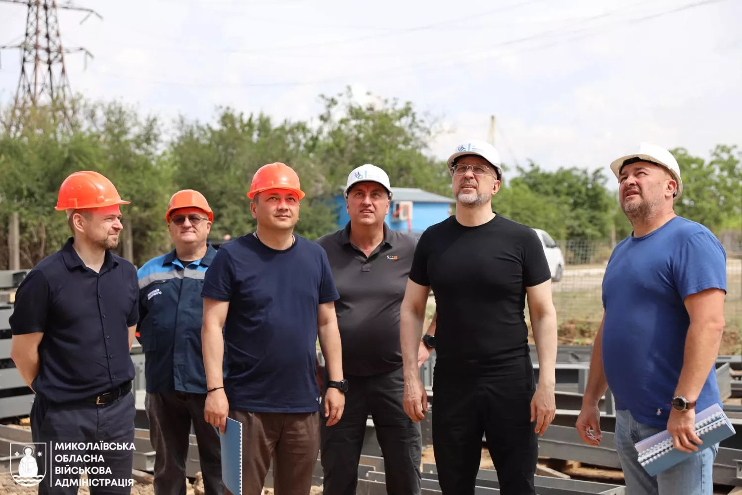 Міністр енергетики Шмигаль приїхав до Миколаєва, щоб перевірити підготовку до зими. Фото: Миколаївська ОВА