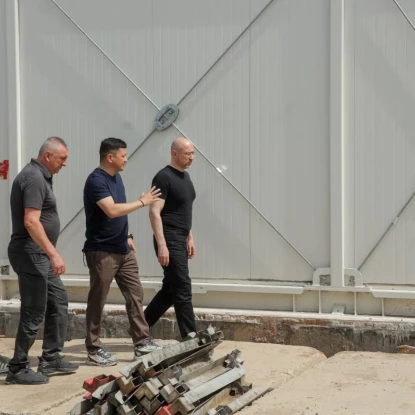 Міністр енергетики Шмигаль приїхав до Миколаєва, щоб перевірити підготовку до зими. Фото: Миколаївська ОВА