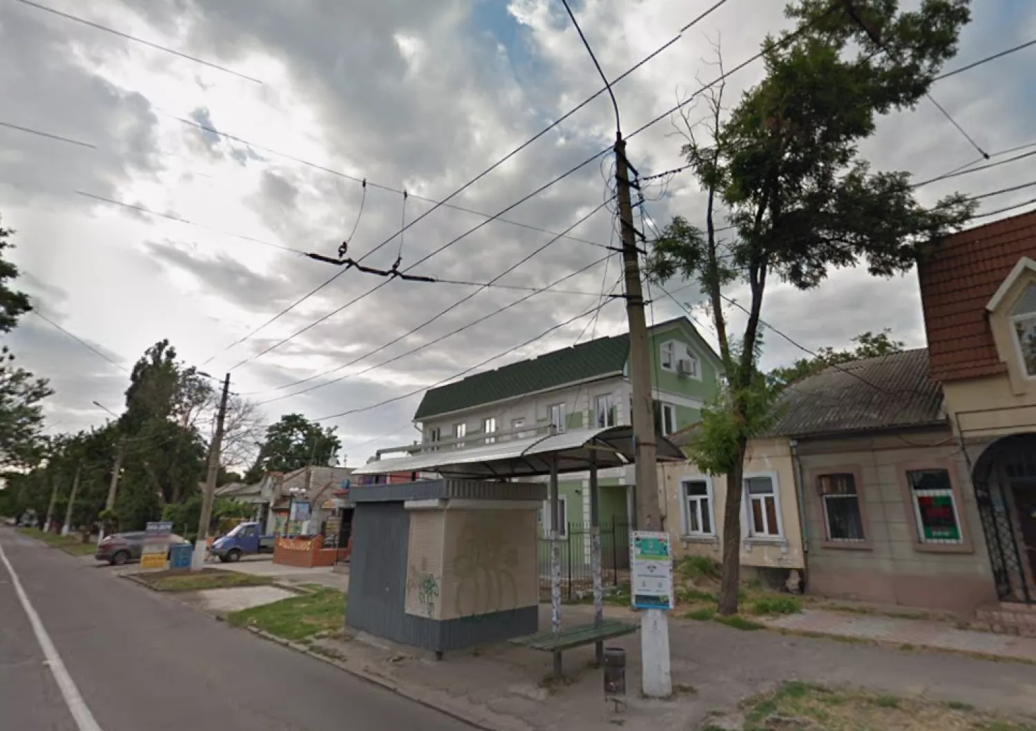 Зупиночний комплекс, який мають демонтувати. Скриншот Google Maps